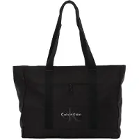 Calvin Klein Ostoskassi 'BOLD' musta / valkoinen