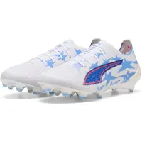Puma Ultra 6 Ultimate Fg Christian Pulisic X Kidsuper - Valkoinen/pink Lilac/dusky Blue Limited Edition - Nurmi (Fg), koko 46