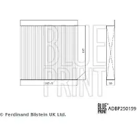 Blue Print Suodatin, sisäilma ADBP250159