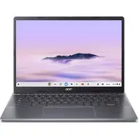 Acer Chromebook Plus Enterprise 514 14.0" Core 5 120U, 16 Gt, 256 Gt, Intel Graphics, ChromeOS -kannettava, teräksenharmaa