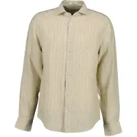 Gant Reg Linen Stripe Shirt - Beige - XL