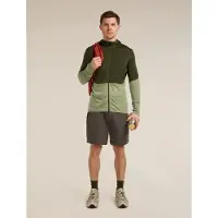 Icebreaker Merino 200 Realfleece Descender Kokovetoketjullinen Collegepaita