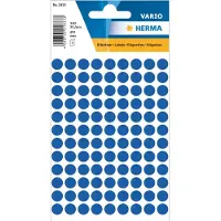 Herma Multi-purpose labels ø 8mm dark blue 540 pcs., ø 8, 540 kpl (1833)