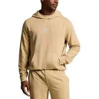Ralph Lauren for man. 714P03152003 French terry hooded sweatshirt brown (S), Casual, Cotton