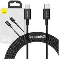 Baseus Superior Series USB-C / Lightning -kaapeli - 2m, 20W - Musta