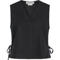 ROUGE EDIT Rousummer S/L V-Neck Vest - Black - 42