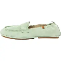 El naturalista for woman. 25822S183005_0G3 Leather Moccasins N5822S Essence green (40), Flat, None, Casual, Classic