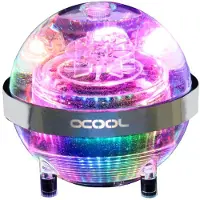 Alphacool Eisball Digital RGB säiliö - Plexi (ei sis. pumppua)