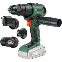 Bosch Pora/ruuvinväännin AdvancedDrill 18V-80 QuickSnap (ilman akkua ja laturia); tarvikkeiden kanssa