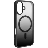Puro Gradient MagSafe silicone case for iPhone 16 Plus - black