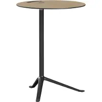 Fritz Hansen Little Friend Ks12 Sivupöytä Tammi/jauhemaalattu Alumiini - Sivupöydät & Apupöydät Laminaatti Musta - 5702370181871
