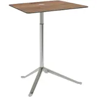 Fritz Hansen Little Friend Ks13 Sivupöytä Korkeussäädettävä Pähkinä/kiillotettu Alumiini - Sivupöydät & Apupöydät Laminaatti Saksanpähkinä - 5702370180904
