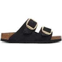 Birkenstock for woman. 1032881 Arizona Big Buckle Sandals (Narrow Fit) black (37), Flat, None, Casual