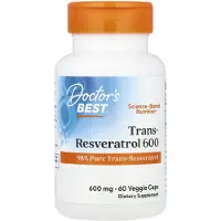 Doctors Best Trans-Resveratroli 600, 600 mg - 60 kapselia