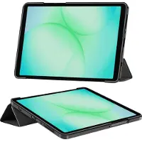 Tech-Protect Samsung Galaxy Tab A9/A11 SmartCase Tri-Fold Folio kotelo - musta