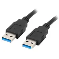 Lanberg AM-AM USB 3.0 -kaapeli 1m musta