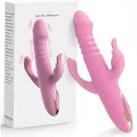 Hobby Hall Kolmitehoinen rabbit-vibraattori työntötoiminnolla ja 12 tilalla SG2387