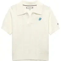 Tommy Hilfiger Crochet Stitch Top - White - 128