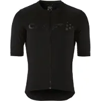 Craft Men's Endur Logo Jersey Black Lyhythihainen treenipaita XXL