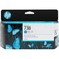 HP – 738 130-ml Cyan DesignJet Ink Cartrid (498N5A)