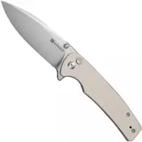 SENCUT Sachse S21007-7 Satin 9Cr18MoV, Ivory G10, pocket knife