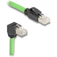 DeLOCK 80893, 2 m, Cat6a, SF/UTP (S-FTP), RJ-45, RJ-45, Vihreä