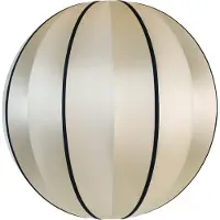 Oi Soi Oi Indochina Lampunvarjostin Round Xl Classic / - Lampunvarjostimet Silkki Musta - BO3022
