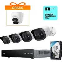Eufy NVR Security System E40, 8 kanavaa, 3840 x 2160 pikseliä, 2 TB, 16 TB, , Musta, Harmaa, Valkoinen (E8P00321)