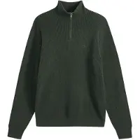 Levi's Hm Quarter Zip Sweater Duffel - Khaki green - L