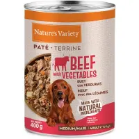 Nature’s Variety 12x400g Paté Medium/Maxi Adult nauta Nature's Variety koiran märkäruoka