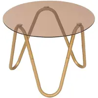 Leitmotiv Side Tabel Ventana Round - Brown - Ø 50 CM