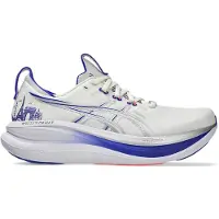 Asics Gel Nimbus 28 Paris White Blue AW26 Unisex Running Shoes, Size 45 - EUR