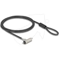 DeLOCK – Laptop Schloss mit Schlüssel für HP Nano Slot 1,80 m schwarz (20678)