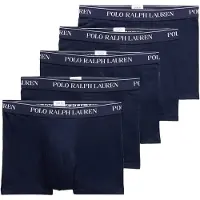Ralph Lauren Bci Cotton/Elastane-5Pk-Trn - Navy - XL