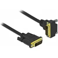 DeLOCK 85895, 3 m, DVI-D, DVI-D, Uros, Uros, Musta
