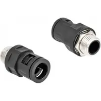 DeLOCK 60453, Liitinliitos, Musta, Messinki, Muovi, M16, 1,15 cm, IP68