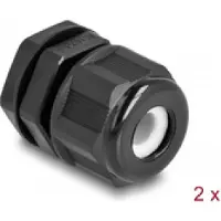 DeLOCK 60469, Musta, Polyamidi, 2 kpl, M16, 8 mm, 2,45 cm