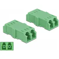 DeLOCK – Optical Fiber Coupler LC Duplex female to LC Duplex female (85924)