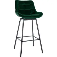 CLP Weston-baarituoli kääntyvä sametti, dark green