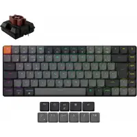 Keychron K3v3 Low Profile QMK Langaton Näppäimistö [Gateron Brown] - Vaaleanhar