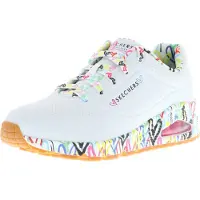 SKECHERS Matalavartiset tennarit 'Uno-Loving Love' sininen / keltainen / punainen / luonnonvalkoinen