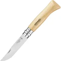 Opinel Taittoveitsi No 8, 8,5 cm. Pyökkiä