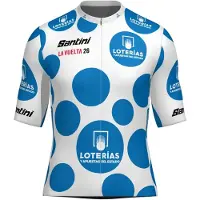 Santini La Vuelta Polka Dot 2026 Kurzarm-radtrikot