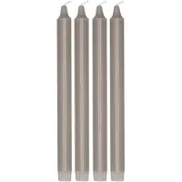 Scandi Essentials Ambiance kruununkynttilä 4-pakkaus 27 cm Taupe