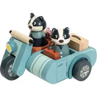 Tender Leaf Toys Badger Picnic Motorbike Ride - Blue - ONE SIZE
