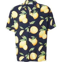 Jack & Jones Jjlemon Resort Shirt Ss - Navy - S