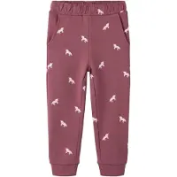 Name it Nmfvalba Swe Pant Unb Noos - Burgundy - 80