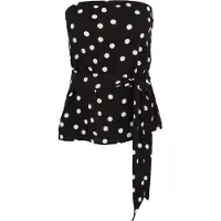 Vero moda Toppi 'VMELISA' musta / valkoinen