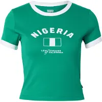 Levi's Paita 'Nigeria  Ringer Tee' vihreä / valkoinen