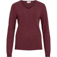 Vila Ril Knit V-aukkoinen Neulepaita
